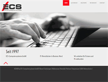 Tablet Screenshot of ecs-computer.de
